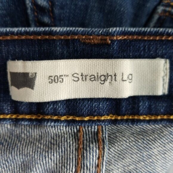 Levi's 505 Straight Leg Women's Jeans 34x30 - Picture 7 of 9